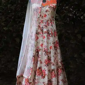 MDB - 4854 ( Designer anarkali suit )