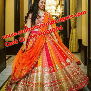 MDB - 006579 ( Heavy Bridal Lehenga )