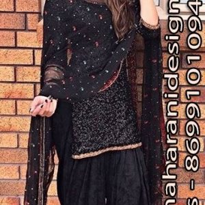 MDB - 25987 ( Designer Black Salwar suit )
