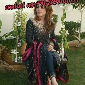 long pajami suit , punjabi suit boutique in muktsar
