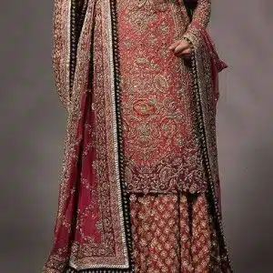 good boutique in mohali , BRIDAL LEHENGA WITH HEAVY WORK