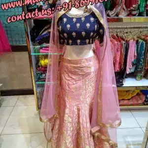 best boutique in begowal , brocket lehenga