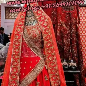 designer boutiques in mukatsar , designer bridal lehengas