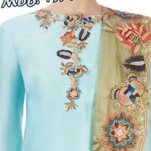 designer wear punjabi suits , neck design new 2017