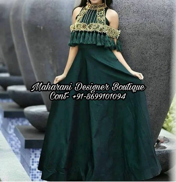 punjabi gown design