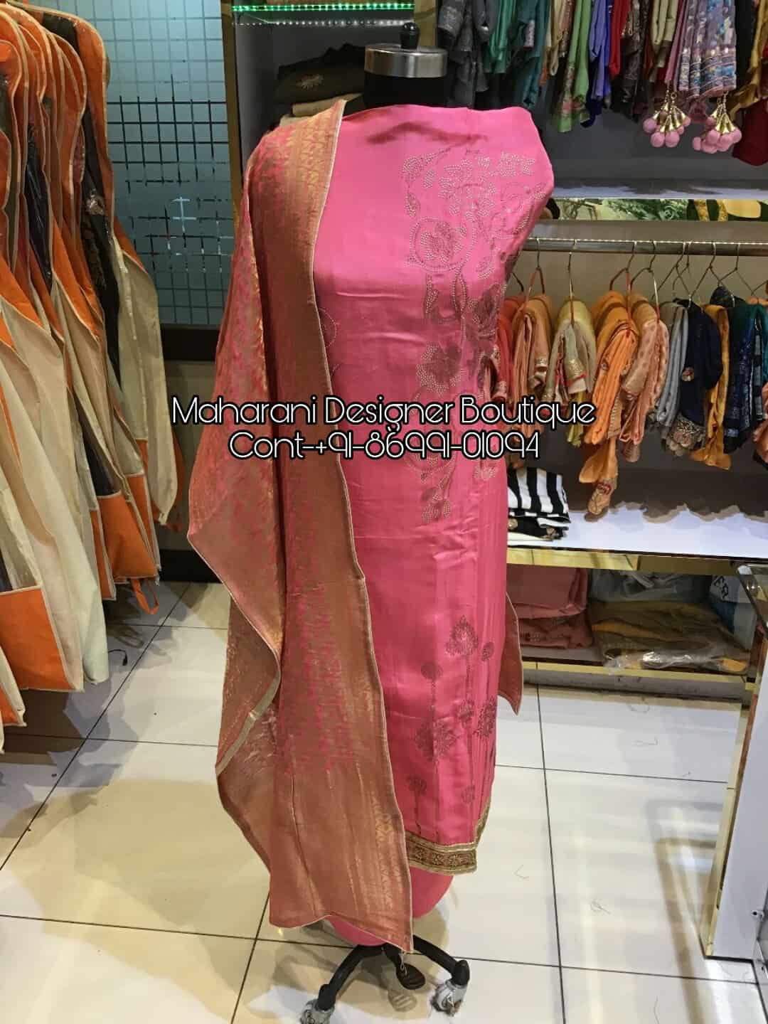 Buy Online Unstitched Salwar Suits | Maharani Designer Boutique
