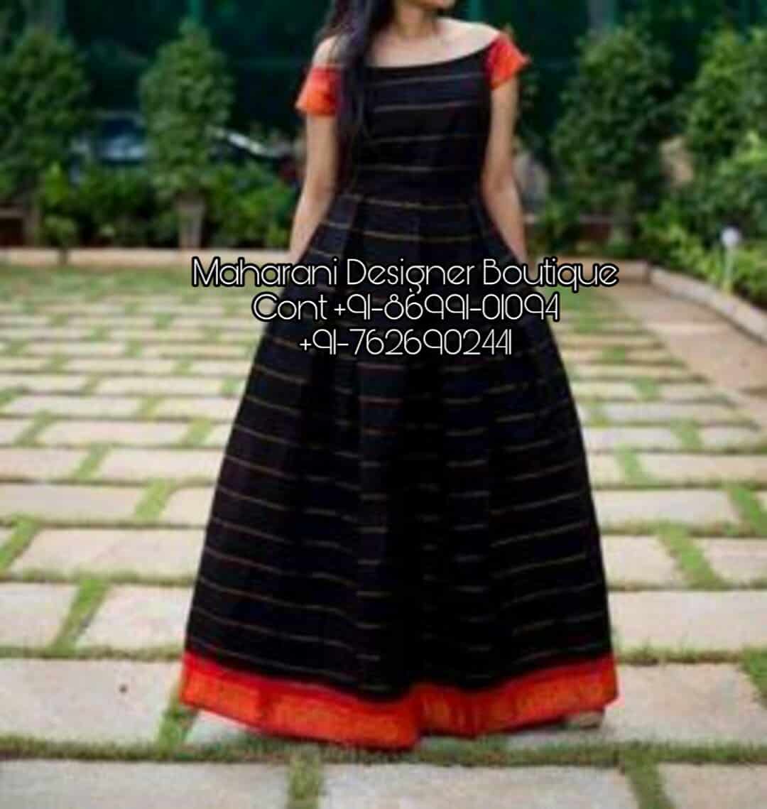 Black Gown Dress Full Sleeves Indian Dress