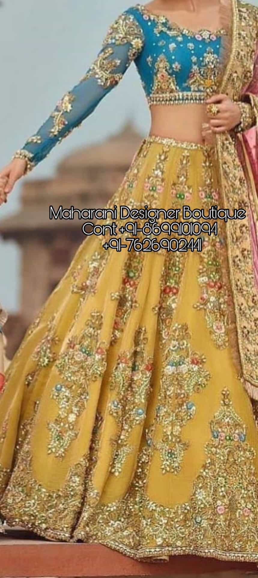 Punjabi Bridal Lehenga With Price | Maharani Designer Boutique