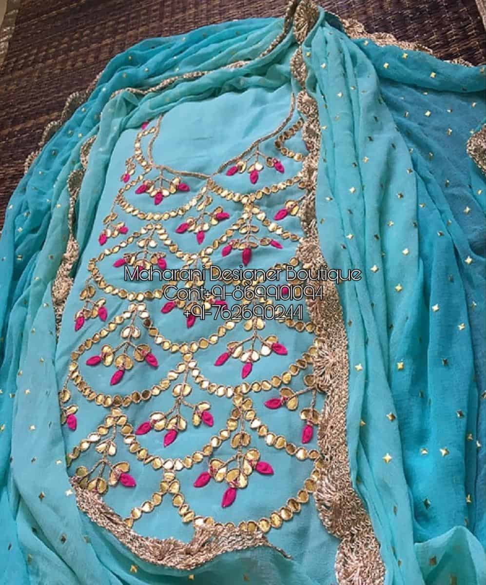 Punjabi Bridal Salwar Suit Online | Maharani Designer Boutique