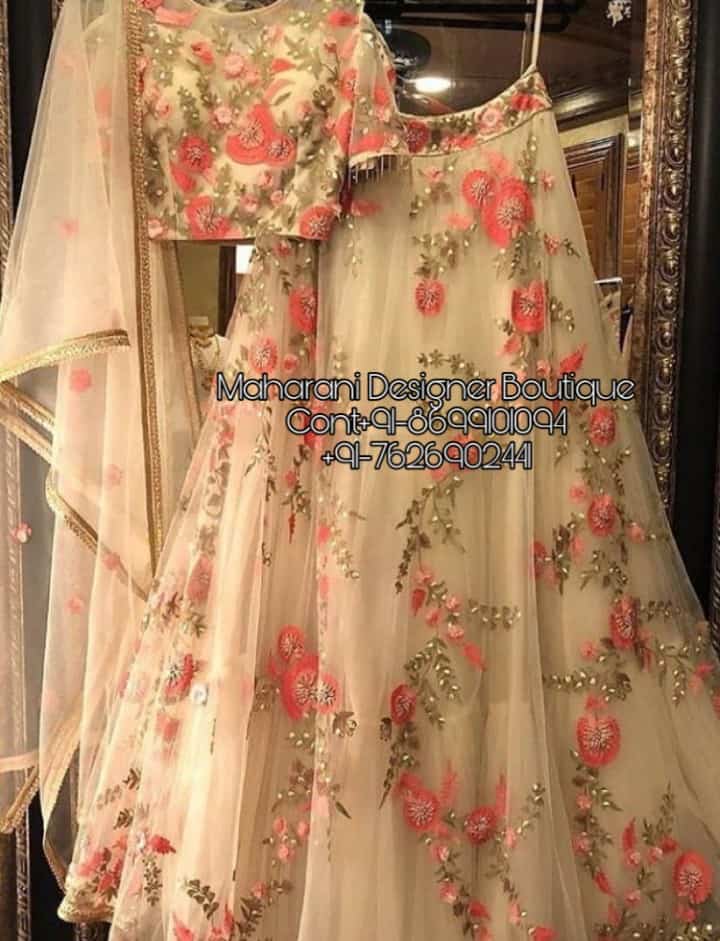 Pearl white Lehenga Choli with Embroidered Georgette - LC6401
