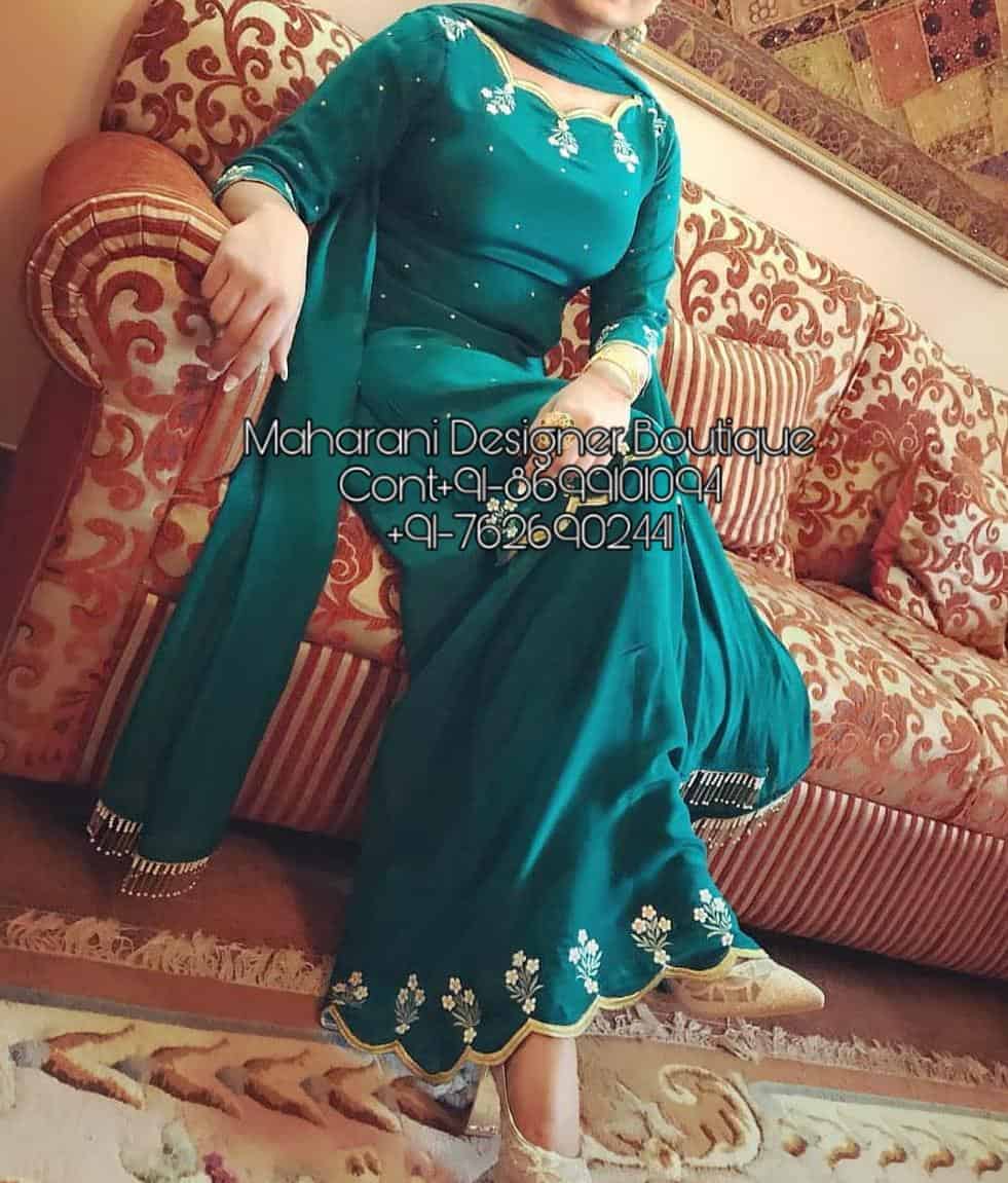 Punjabi Plazo Suit Design 2019 | Maharani Designer Boutique