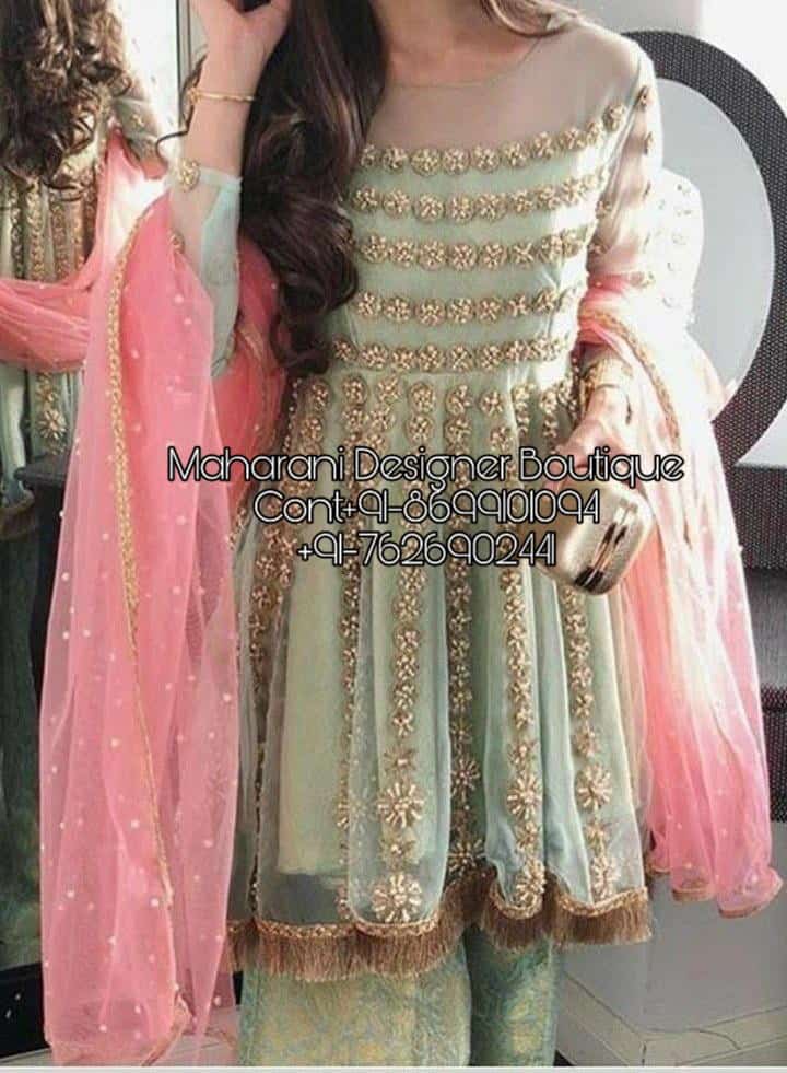 Punjabi Palazzo Suit Party Wear | ☞☞ Maharani Designer Boutique