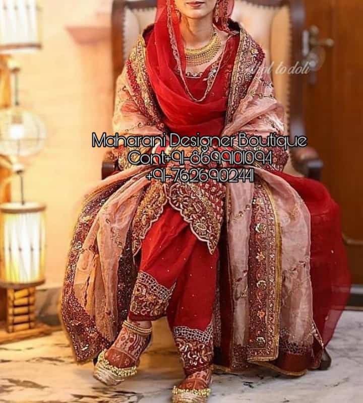 Bridal Suits With Heavy Dupatta Online 