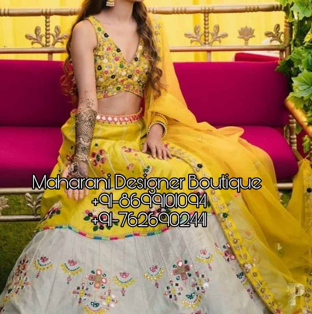 Punjabi Bridal Lehenga With Price | Maharani Designer Boutique