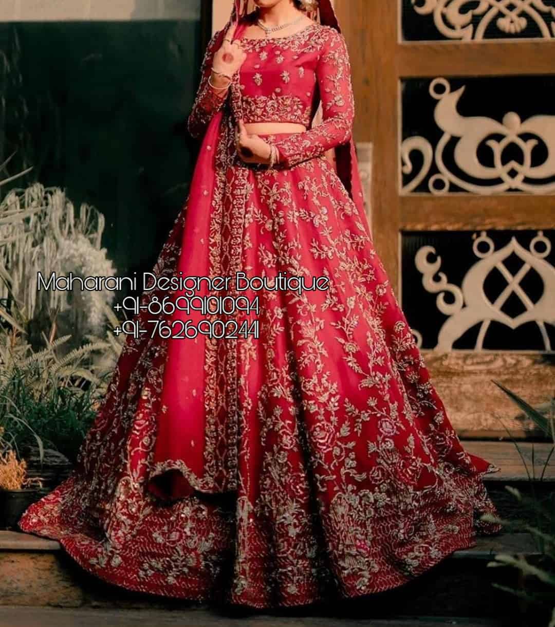 Pakistani Bridal Lehenga With Price | Punjaban Designer Boutique