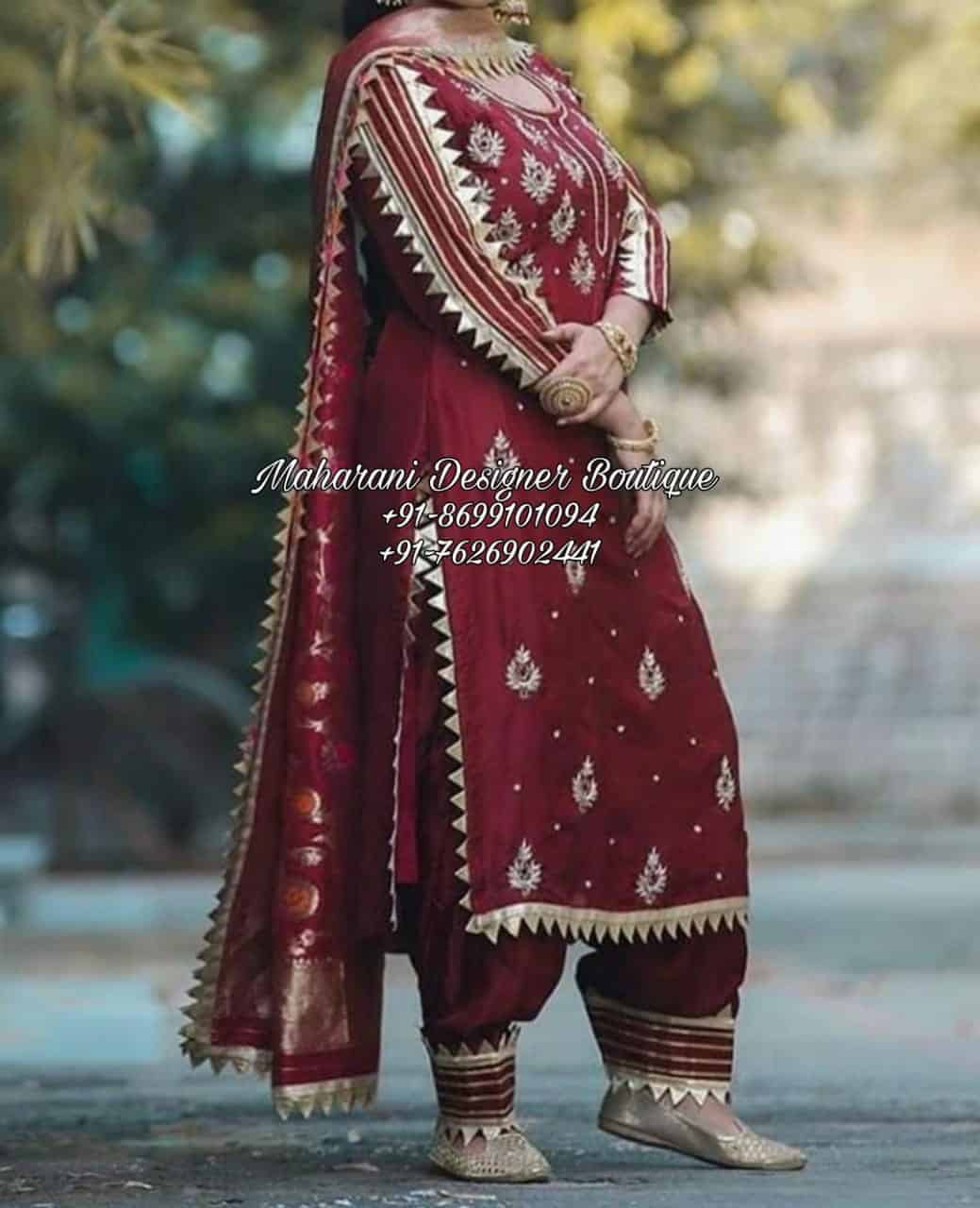 Punjabi Bridal Suit Salwar | Punjabi Wedding Salwar Suit For Bride