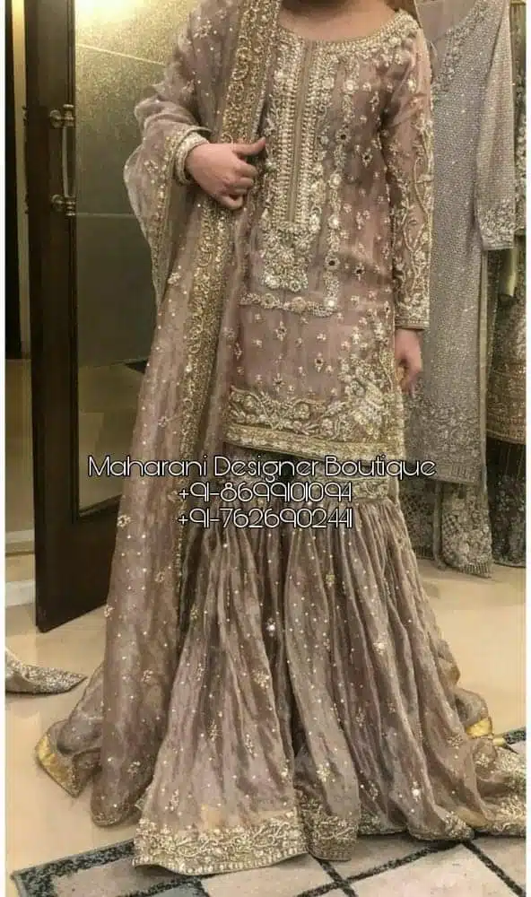 Buy Sharara Suits Pakistani | Maharani Designer Boutique