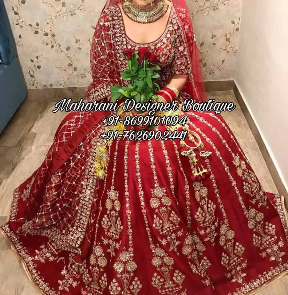 Punjabi Wedding Lehenga For Bride |  Maharani Designer Boutique