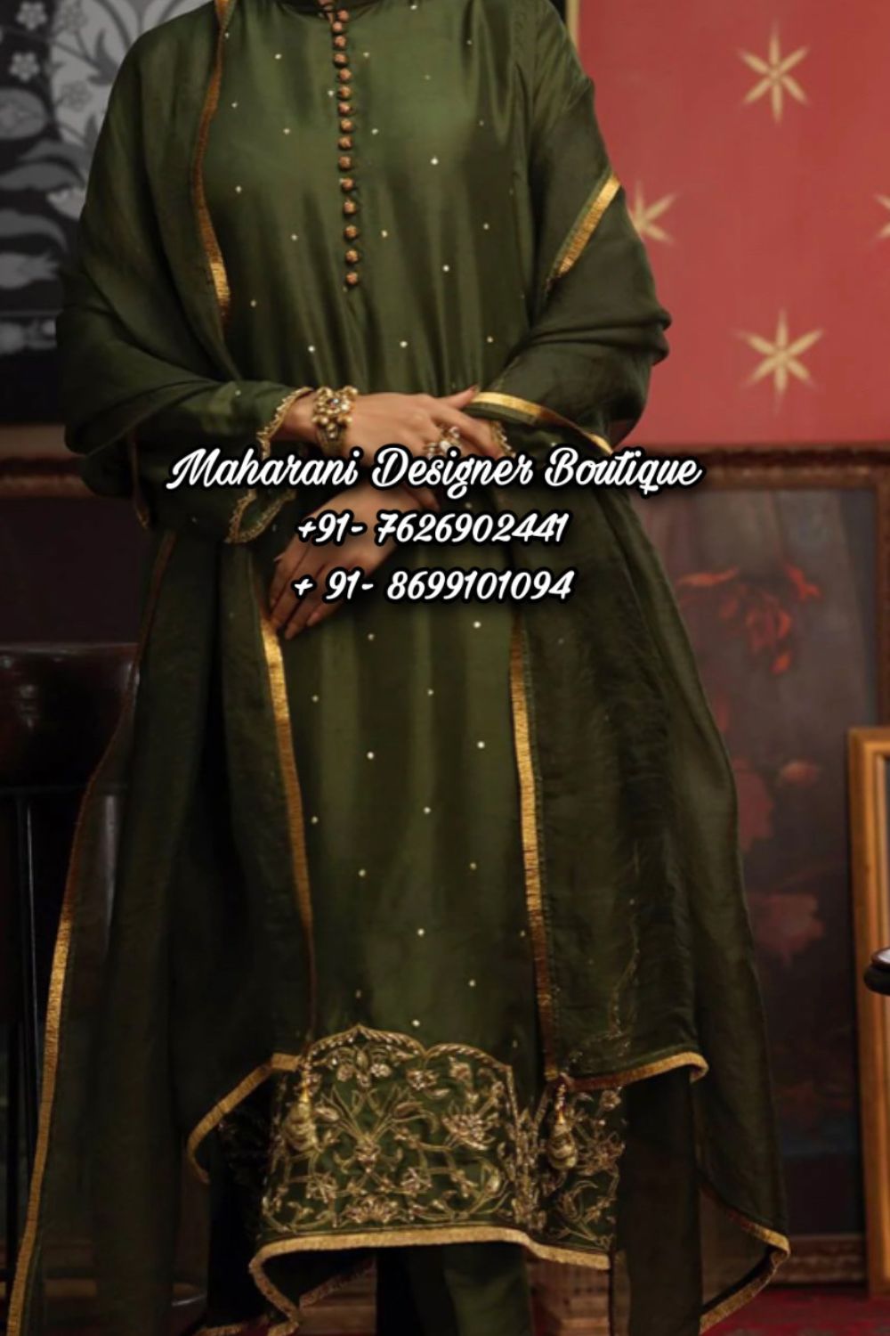 Simple Punjabi Suit Design | Maharani Designer Boutique
