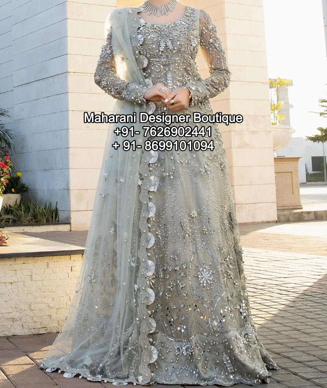 Designer Wedding Dresses with Sleeves  Maharani Designer