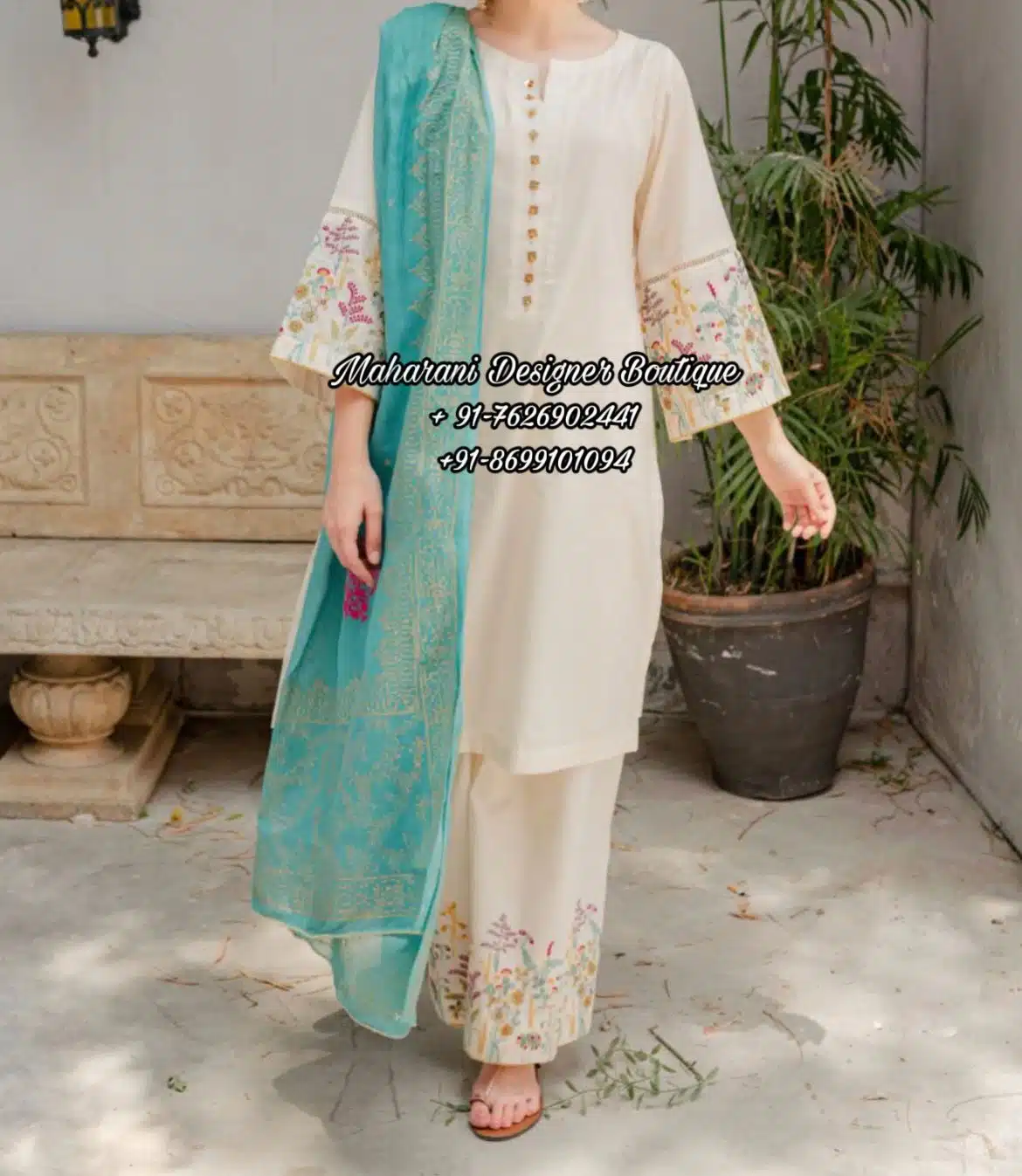 Cotton Plazo Suit Design for Fashionable Women