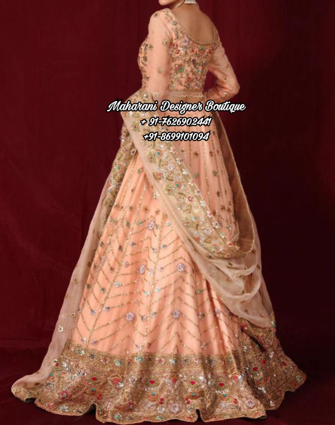 https://youtu.be/PGlYTi_4lwk | Long gown design, Half saree, Bridal lehenga  blouse design