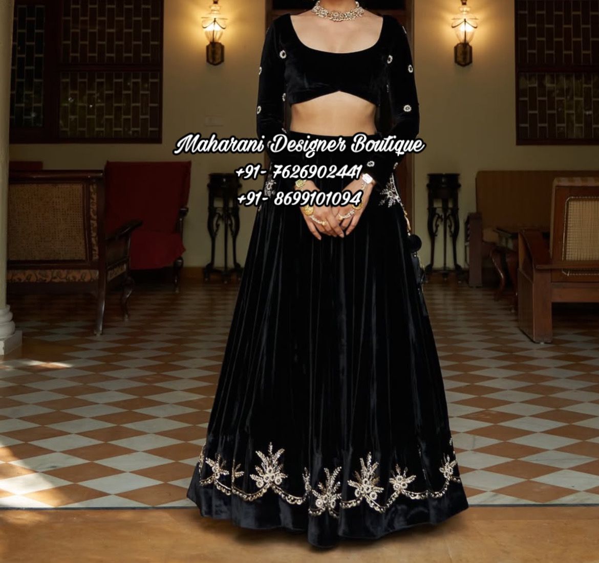 Indian Party Wear Lehenga | Maharani Designer Boutique