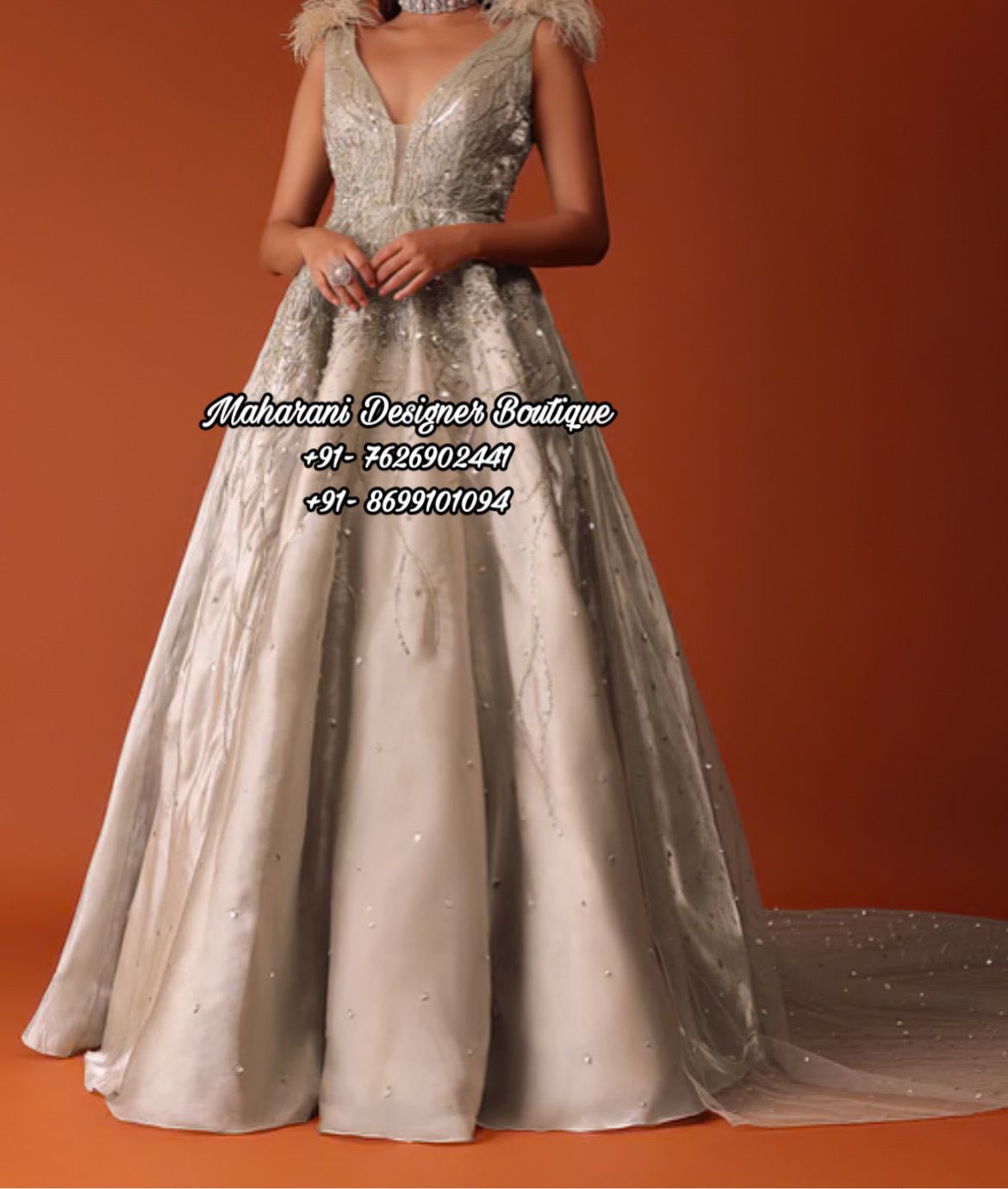 sachin and babi light blue dress Designer Dresses