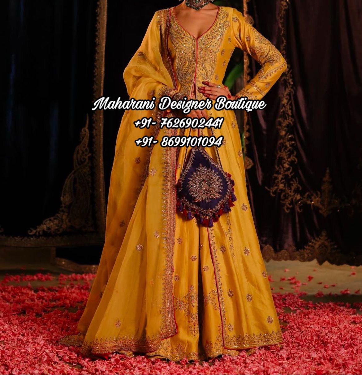 open lace back dress Latest Long Anarkali Dress For Reception Party