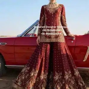 Explore Bridal Sharara Suits UK collection crafted with premium fabrics and intricate designs. Shop elegant worldwide delivery across Canada