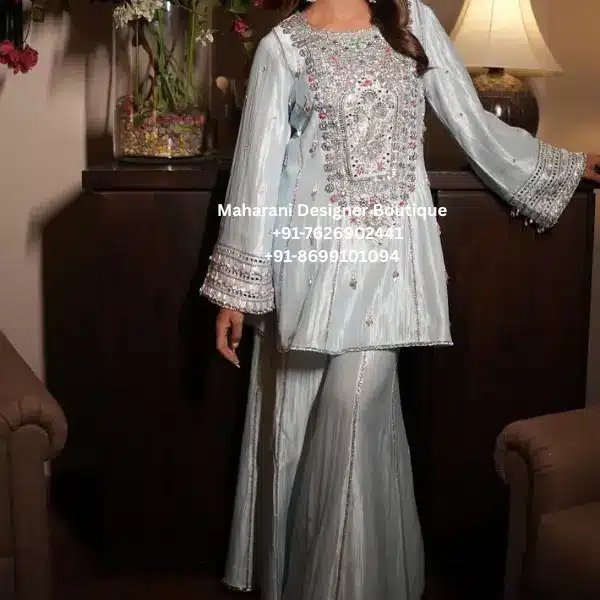 Modern Bridal Fashion Redefined Trouser Suits Online Party Wear Weddings today are evolving, and so is bridal fashion. Modern brides are looking beyond traditional outfits and embracing contemporary styles that reflect their individuality and confidence. Among these trends, trouser suits have emerged as a bold and stylish choice for brides who want to make a statement. Our exclusive collection of Trouser Suits Online Party Wear is designed for women who want a perfect blend of elegance, comfort, and modern sophistication. These outfits are ideal for wedding ceremonies, receptions, and pre-wedding events, offering a fresh perspective on bridal wear. A Perfect Fusion of Tradition and Contemporary Style Trouser suits for brides combine the elegance of traditional ethnic wear with the practicality of modern silhouettes. Designers are experimenting with innovative cuts, luxurious fabrics, and intricate embellishments to create unique outfits that stand out. From heavily embroidered kurta-trouser sets to sleek and minimalistic designs, there is a wide variety of options available. Embellishments such as zari work, sequins, mirror work, and thread embroidery add a touch of luxury to each piece. Brides in France, Spain, Canada, Malaysia, USA, UK, Italy, Australia, New Zealand, Singapore, Germany, Kuwait, Greece, and Russia are embracing this trend for weddings and special occasions, making trouser suits a global fashion statement. Premium Fabrics for Comfort and Elegance The choice of fabric plays a crucial role in defining the overall look and comfort of a bridal outfit. Our collection features high-quality materials such as silk, satin, georgette, chiffon, velvet, and crepe. For brides in Toronto, Melbourne, Brampton, Ontario, New York, London, California, Alberta, and Manitoba, selecting the right fabric is essential based on climate and personal comfort. Lightweight fabrics are perfect for warmer climates, while heavier materials provide warmth and richness in cooler regions. Each outfit is crafted to ensure maximum comfort, allowing brides to enjoy their celebrations without any inconvenience. Perfect for Every Wedding Occasion Trouser suits are versatile and suitable for a variety of wedding events, including: Mehendi ceremonies Sangeet functions Engagement parties Reception events The first mention of Designer Trouser Suits For Bride highlights their importance as a modern and stylish option for brides. These outfits offer ease of movement while maintaining a sophisticated and elegant appearance. Global Popularity and Fashion Trends Trouser suits have gained immense popularity across international markets. Brides in Canada, USA, UK, and Australia are increasingly choosing these outfits for their weddings due to their modern appeal. Cities like Toronto and Brampton have a strong demand for contemporary bridal wear, while fashion capitals such as New York, London, and California are setting trends in modern bridal fashion. Similarly, customers in France, Spain, Italy, and Germany are exploring trouser suits for destination weddings and themed celebrations. This global demand highlights the versatility and elegance of these outfits. MDB 027210250,MDB 027210264,MDB 02721023MDB 027210108b Wide Range of Styles and Designs Our collection offers a diverse range of styles to suit different preferences: Straight-cut trouser suits for a sleek look Palazzo-style trouser suits for comfort and elegance Sharara-inspired trouser suits for a festive vibe Jacket-style suits for a bold and modern appearance Embellished suits for grand occasions Each design is crafted with attention to detail, ensuring a flawless finish. The second mention of Designer Trouser Suits For Bride emphasizes the variety available, making it easy for brides to find their perfect outfit. Customization for a Personalized Look Every bride deserves an outfit that reflects her unique personality and style. Our collection offers customization options to ensure that each trouser suit is tailored to individual preferences. Brides from Malaysia, Singapore, Kuwait, and Greece often look for personalized designs that match their vision. Customization options include neckline styles, sleeve lengths, trouser styles, and embellishment details. This personalized approach ensures that every outfit is unique and perfectly suited to the bride. Styling Tips for a Complete Bridal Look To enhance your bridal appearance, consider the following styling tips: Pair your outfit with statement jewelry Choose stylish yet comfortable footwear Opt for a hairstyle that complements your outfit Select makeup that enhances your natural beauty These elements work together to create a cohesive and elegant bridal look. Convenient Online Shopping Experience Online shopping has made it easier than ever to explore and purchase bridal outfits from anywhere in the world. Whether you are in Canada, USA, UK, Australia, or New Zealand, you can access a wide range of trouser suits with ease. Our platform offers a seamless shopping experience with detailed product descriptions, size guides, and secure payment options. Customers from Germany, Italy, and Spain can also benefit from reliable international shipping services. Why Choose Our Collection There are several reasons why our collection stands out: Premium quality fabrics and craftsmanship Trendy and elegant designs Wide variety of styles and colors Customization options Worldwide shipping availability The third mention of Trouser Suits Online Party Wear highlights the exclusivity and premium quality of our collection, making it a preferred choice for modern brides worldwide. Conclusion Trouser suits are redefining bridal fashion by offering a perfect blend of modern style, comfort, and elegance. These outfits are ideal for brides who want to stand out while embracing contemporary trends. From France, Spain, and Italy to Canada, USA, and Australia, the demand for stylish bridal trouser suits is continuously growing. Cities like Toronto, Brampton, New York, London, and Melbourne are embracing these designs, making them a global fashion trend. Whether you are planning a grand wedding or an intimate celebration, choosing the right outfit can enhance your confidence and make your special day unforgettable. Explore the latest collection and embrace modern bridal fashion with elegance and grace.