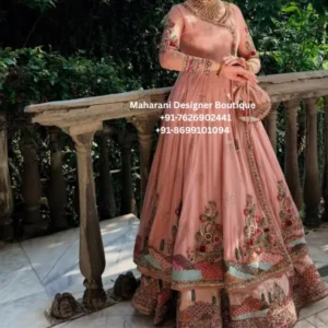 Royal Dusty Rose Floral Embroidered Anarkali Lehenga Set Discover the beauty of traditional Indian fashion with the Royal Dusty Rose Floral Embroidered Anarkali Lehenga Set, an elegant statement outfit created for women who love sophisticated ethnic wear. Moreover, this exquisite ensemble combines a soft dusty rose colour with intricate floral embroidery, ornate borders, delicate embellishments, and a beautifully flowing silhouette. The overall design creates a graceful and luxurious appearance without looking overly heavy. Furthermore, the detailed embroidery along the neckline, sleeves, bodice, skirt, and borders adds dimension and character to the outfit. As a result, this ensemble is an excellent choice for weddings, receptions, engagement ceremonies, Mehndi functions, Sangeet nights, festive celebrations, and elegant evening events. The dusty rose colour gives the outfit a romantic and refined character. In addition, the contrasting embroidery and decorative borders create a beautiful visual balance. Therefore, the outfit can easily be styled for both traditional celebrations and contemporary wedding events. Whether you are attending a wedding in London, celebrating a special occasion in Toronto, or looking for a luxury Indian outfit in New York, this designer Anarkali lehenga offers an effortlessly elegant look. Exquisite Floral Embroidery One of the most attractive features of this outfit is the detailed floral embroidery. Additionally, the embroidery incorporates colourful floral motifs and decorative patterns across the lower portion of the outfit. These details create a beautiful handcrafted appearance while maintaining the soft elegance of the dusty rose base. The embroidered border adds another layer of sophistication. Moreover, the carefully detailed hemline creates a luxurious finish that becomes especially noticeable as the skirt moves. Consequently, every movement creates a graceful display of embroidery, making the outfit particularly beautiful for wedding photographs and festive celebrations. Elegant Embroidered Bodice The upper portion features a beautifully embellished neckline and bodice that creates a sophisticated bridal and occasion-wear appearance. The design includes: Detailed neckline embroidery Decorative sleeve work Floral embellishment Elegant front detailing Traditional-inspired motifs Premium boutique finishing Furthermore, the fitted upper silhouette transitions beautifully into the flowing lower portion, creating a graceful overall shape. Flowing Anarkali Silhouette The flared Anarkali-style skirt gives this outfit its signature elegance. Moreover, the generous flare provides beautiful movement while maintaining a comfortable and sophisticated appearance. The flowing silhouette makes the outfit particularly suitable for weddings, receptions, Sangeet celebrations, and formal events. The lower section features intricate embroidery and ornate borders. As a result, the hemline creates a statement finish without taking attention away from the overall design. Beautiful Embroidered Dupatta The coordinating dupatta completes the outfit with an elegant finishing touch. In addition, the dupatta features decorative borders and embroidery that complement the main outfit beautifully. It can be draped traditionally over one shoulder or styled across the front for a more contemporary appearance. Therefore, you can create multiple looks with the same outfit depending on the occasion and your personal style. Perfect for Weddings This dusty rose Anarkali lehenga is an excellent choice for wedding celebrations. For example, you can wear it for: Wedding Guest Look Reception Engagement Mehndi Sangeet Bridal Shower Family Wedding Function Destination Wedding Evening Wedding Party Furthermore, the soft colour palette makes it especially suitable for daytime celebrations, while the detailed embroidery adds enough glamour for evening occasions. Perfect for Festive Wear Besides weddings, this outfit can become a beautiful addition to your festive wardrobe. Wear it for: Diwali Eid Karwa Chauth Raksha Bandhan Vaisakhi Navratri Family Celebrations Anniversary Parties Cultural Events Festive Dinners Likewise, the versatile silhouette allows you to style it differently for each celebration. Styling Ideas For a luxurious wedding look, pair this outfit with kundan jewellery, statement earrings, bangles, and embellished heels. For a softer daytime look, choose: Pearl earrings Minimal bangles Nude heels Soft curls Natural makeup Alternatively, for an evening reception, add statement jewellery, a metallic clutch, and glamorous makeup. A sleek bun can highlight the neckline beautifully. Meanwhile, loose waves create a softer and more romantic appearance. Jewellery Recommendations The dusty rose colour works beautifully with several jewellery styles. Consider: Kundan jewellery Polki necklace Pearl jewellery Gold earrings Statement jhumkas Maang tikka Bangles Chandbali earrings Moreover, traditional jewellery can enhance the heritage-inspired character of the outfit, while contemporary jewellery creates a more modern appearance. Footwear Styling Complete the look with: Embroidered juttis Gold heels Nude heels Metallic sandals Embellished wedges Furthermore, comfortable footwear is especially important when wearing a heavily flared outfit during long celebrations. Makeup & Hair Styling For a sophisticated look, choose soft glam makeup with: Glowing base Soft pink or nude lipstick Defined eyes Subtle blush Highlighter In addition, rose-toned makeup beautifully complements the dusty rose shade of the outfit. For hair, consider loose waves, a low bun, a braided hairstyle, or an elegant updo. Perfect for UK Customers The Royal Dusty Rose Floral Embroidered Anarkali Lehenga Set is ideal for women searching for Indian ethnic wear in the UK. It can be styled for: London weddings Birmingham celebrations Leicester family functions Southall festive events Manchester receptions Indian cultural celebrations Moreover, its elegant silhouette makes it suitable for both traditional and multicultural wedding celebrations. Perfect for USA Customers For customers in the USA, this designer ethnic outfit works beautifully for Indian weddings, destination celebrations, Diwali parties, Eid gatherings, and cultural events. Popular styling occasions include: New York weddings California celebrations New Jersey Indian functions Texas wedding events Chicago receptions Family celebrations Furthermore, the outfit photographs beautifully, making it a strong choice for special-event photography. Perfect for Canada Customers This luxury Anarkali lehenga is also ideal for women searching for boutique Indian clothing in Canada. It can be worn for: Toronto weddings Brampton celebrations Mississauga family functions Vancouver events Calgary weddings Edmonton festive gatherings Therefore, it is a versatile option for women who want elegant traditional clothing with a contemporary boutique appearance. Why Choose This Designer Anarkali Lehenga? There are several reasons to add this outfit to your ethnic wardrobe. Elegant Colour The dusty rose shade creates a sophisticated and feminine appearance. Detailed Embroidery Moreover, the floral embroidery gives the outfit a rich handcrafted character. Statement Border The ornate lower border creates a beautiful finishing detail. Graceful Silhouette The flowing Anarkali shape offers elegant movement and a flattering appearance. Versatile Styling Furthermore, you can style it for weddings, festive occasions, receptions, and cultural events. Boutique Appeal The detailed craftsmanship gives the outfit an exclusive boutique feel. Product Features Product Type: Designer Anarkali Lehenga Set Colour: Dusty Rose / Blush Pink Style: Floral Embroidered Ethnic Wear Silhouette: Flared Anarkali Occasion: Wedding, Festive, Party & Reception Wear Embroidery: Detailed Floral Embroidery Dupatta: Coordinated Embroidered Dupatta Target Audience: Women Ideal Markets: UK, USA, Canada Care Instructions To maintain the beauty of the embroidery and fabric: Dry clean only. Store the outfit in a breathable garment bag. Avoid direct exposure to strong sunlight for extended periods. Keep embroidery away from rough surfaces. Use low-temperature steaming when required. Avoid bleach and strong detergents. Store the dupatta separately if possible. As a result, proper care can help preserve the embroidery and overall appearance of the outfit for longer. Maharani Designer Boutique At Maharani Designer Boutique, we focus on elegant ethnic fashion that combines traditional craftsmanship with contemporary styling. Moreover, our boutique range is designed for women looking for sophisticated Punjabi suits, Anarkali outfits, sharara suits, lehengas, bridal wear, and festive clothing. Our collections are suitable for customers in India as well as international customers in the UK, USA, Canada, Australia, and other destinations. Above all, our goal is to offer outfits that help women feel confident, elegant, and beautifully dressed for their most important celebrations. Dusty Rose Anarkali Lehenga, Floral Embroidered Anarkali, Designer Anarkali Lehenga, Wedding Anarkali Suit, Embroidered Anarkali Dress, Luxury Anarkali Lehenga, Wedding Guest Outfit, Designer Indian Outfit, Indian Ethnic Wear UK, Indian Ethnic Wear USA, Indian Ethnic Wear Canada, Anarkali Lehenga UK, Anarkali Lehenga USA, Anarkali Lehenga Canada, Wedding Outfit UK, Wedding Outfit USA, Wedding Outfit Canada, Boutique Anarkali Suit, Festive Anarkali Dress, Embroidered Lehenga Set, Maharani Designer Boutique.